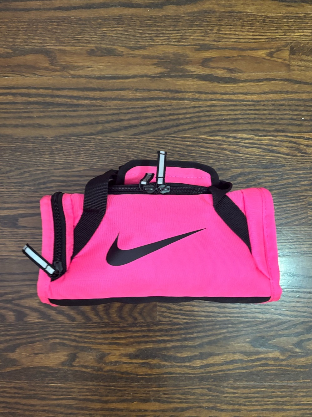 Women’s Nike Pink mini small Lunch Bag with Black Accents